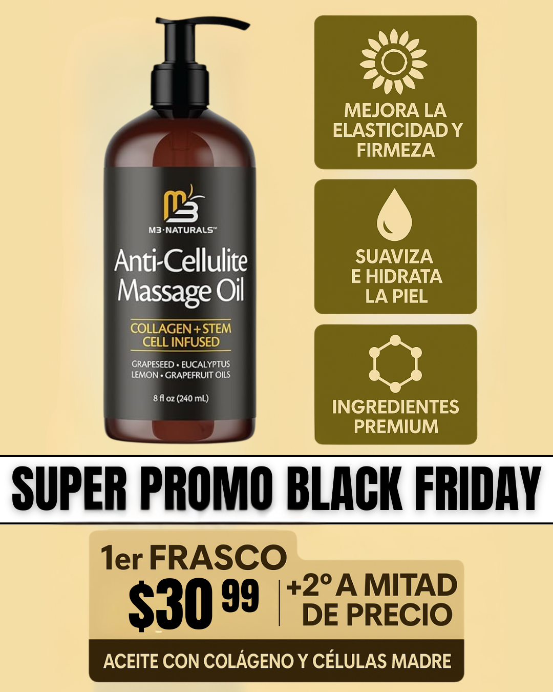 Naturals Cellulite Massage Oil™