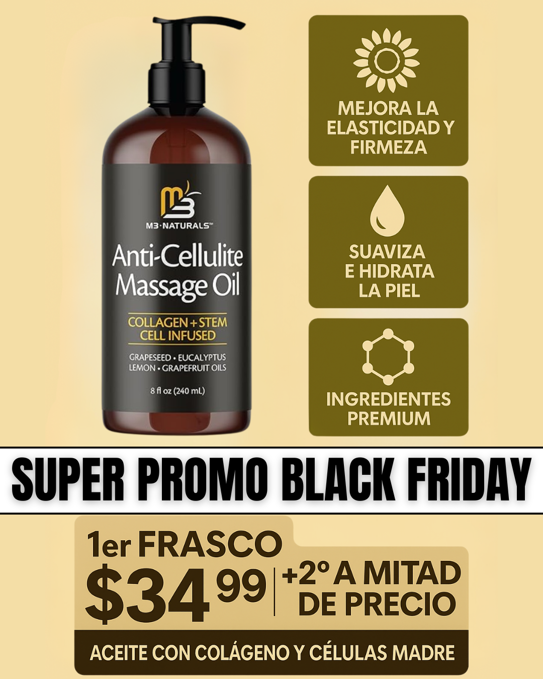 Naturals Cellulite Massage Oil™